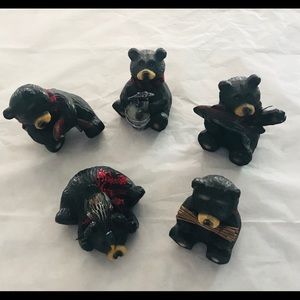 Bundle 5 little bear figures